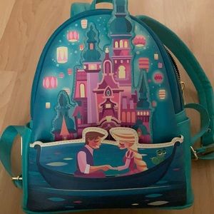 Loungfly tangled Disney backpack